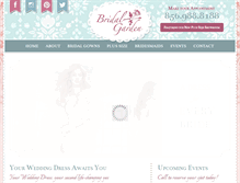 Tablet Screenshot of bridal-garden.com